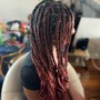 French Curl Knotless Braids