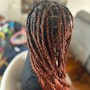 French Curl Knotless Braids