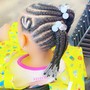 Kid's Braids With Weave & Beeds