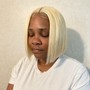 Closure wig install