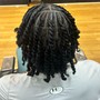 small loc extension retwist (80-100 locs) or more