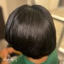 Half Ponytail/ Half Down (Quick Weave)