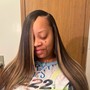 Closure wig install