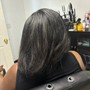 Wash and Blow Dry w/ steam treatment