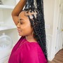 Goddess knotless Braids(medium)