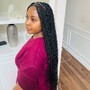 Goddess knotless Braids(medium)