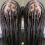 Medium Knotless Braids. (Braided Hair iNCLUDED)!!!