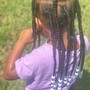 Kid's braids with boho