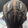 2 Feed in Braids with design