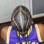 Braids with design natural hair