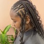 Dreadlock re twist on hair (past top of ears to shoulders)