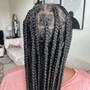 Small Knotless boho braids