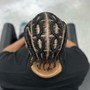 Individual Braids on Natural hair