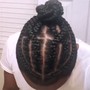 Slick back Ponytail