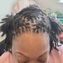 Larger Two Strand Twists/Extensions Hair Added