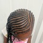 Kid's Braids with extensions