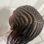 Kid's Braids with extensions