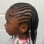 Small straight backs / cornrows