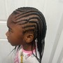 Small straight backs / cornrows