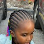 Kid's Braids on natural hair