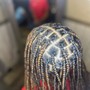 Smedium Knotless braids