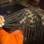 Smedium Knotless braids