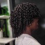 Comb Twist on short hair