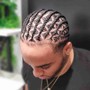 Men's Cornrow freestyled