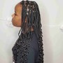 Lemonade Braids (side sweep)