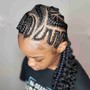 Comb Twist on short hair