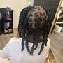 Adult Retwist Only (Full Head/Low Temp Fade)