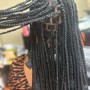 Fulani/Tribal braids w. Partial Sew In