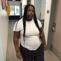 Large Knotless Braids