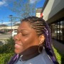 Smedium knotless braids