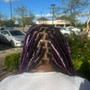 Smedium knotless braids