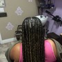 Médium knotless braids