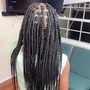 Medium Knotless Braids