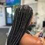 Medium Knotless Box Braids (waist length)