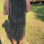 Small Traditional Box Braids