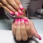 Acrylic Full Set Nails - Medium/Long length