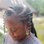 Goddess Braids (Over Braid) 4-8 braids