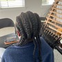 Ghana Braids / Feedin braids