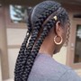 Braids Feed-in Straight Back