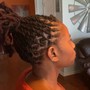 Kid's loc retwist