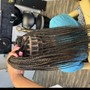 Small knotless braids