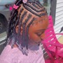 Kid's Plait Braids W/Beads