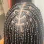 10 Cornrows hair added