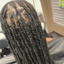 Large knotless Box Braids