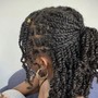 Medium knotless passion Twists