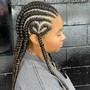 Butterfly cornrows